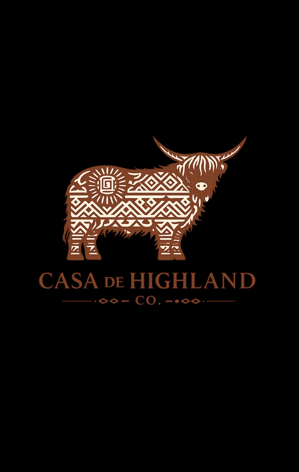 Casa de Highland Co. black logo